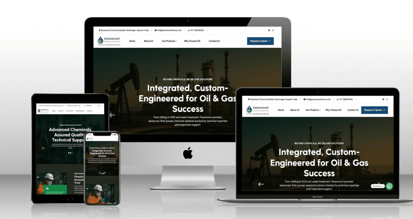 Paramount Chemical Website