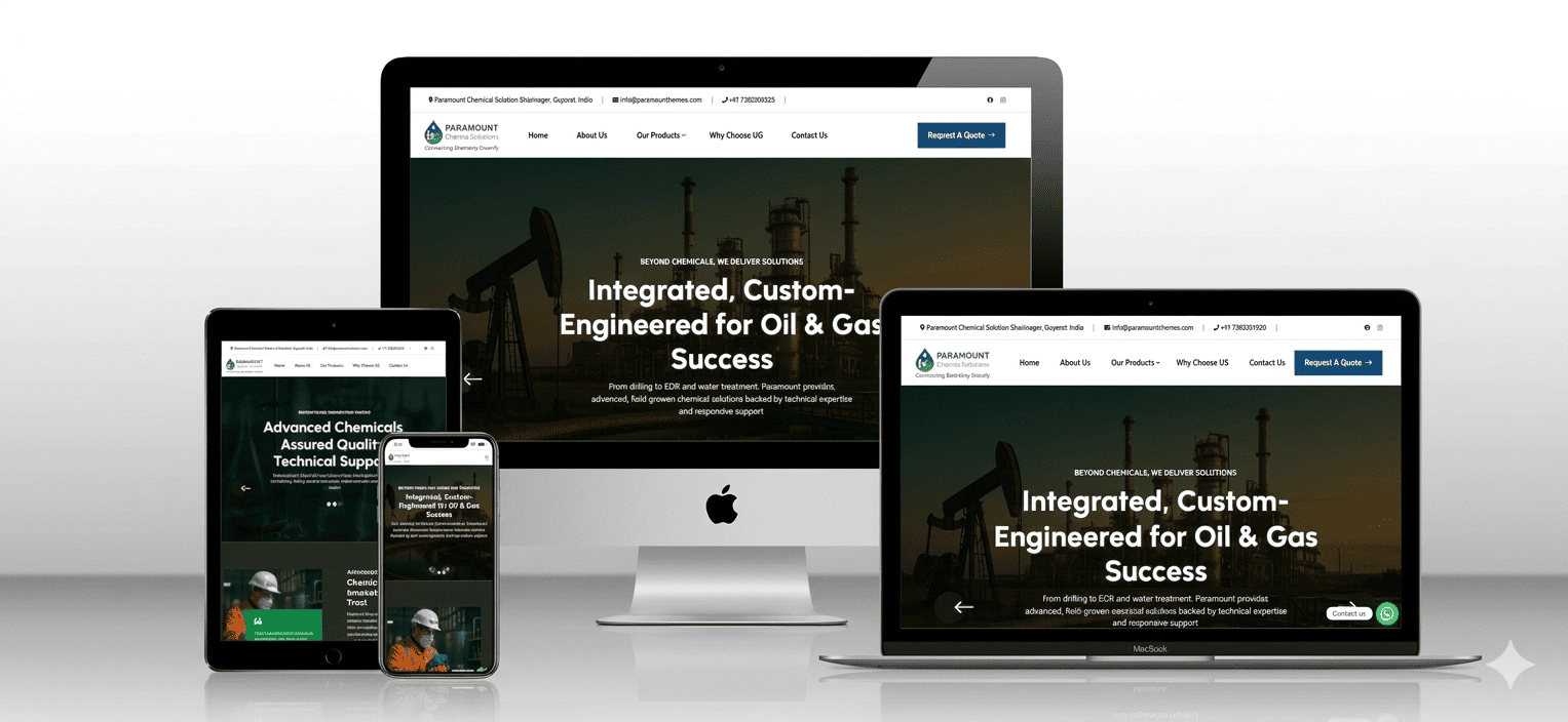 Paramount Chemical Website