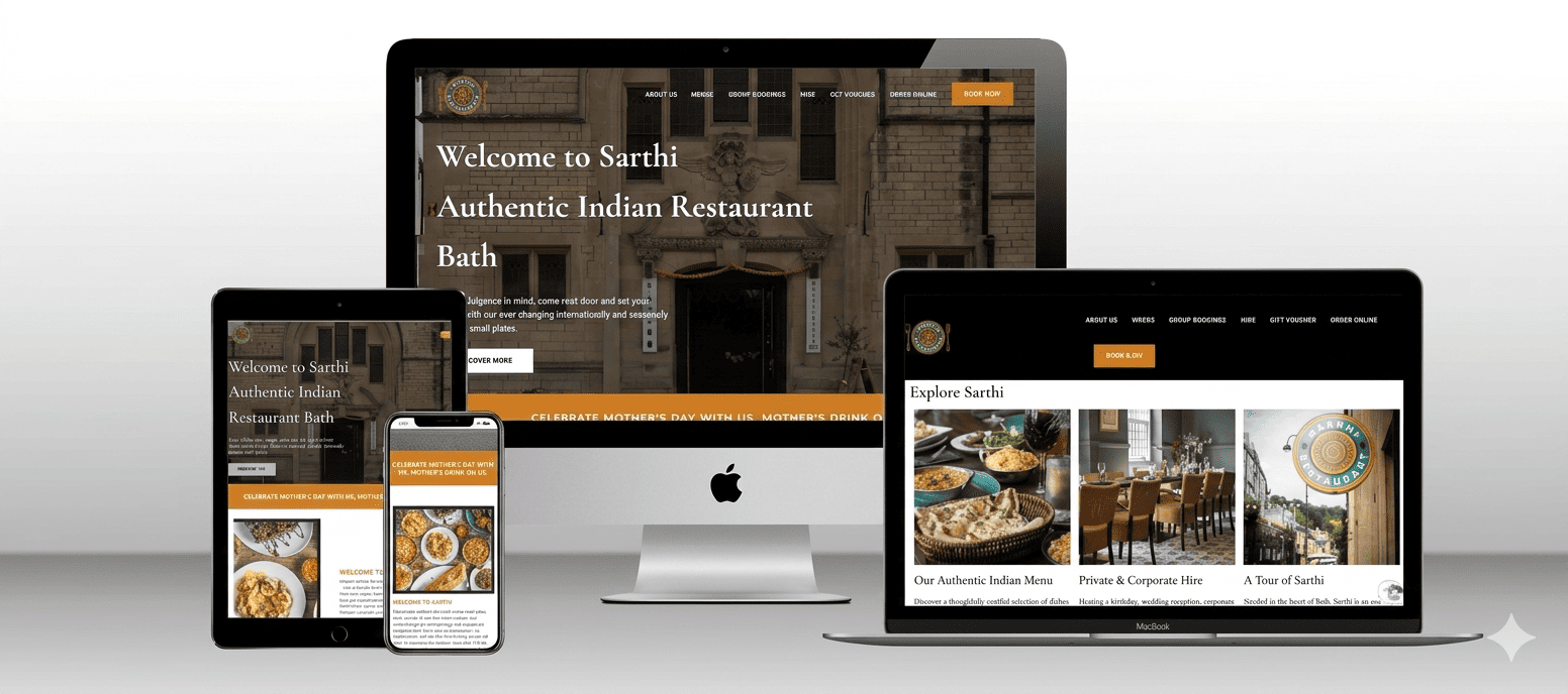 Sarthi Restaurant Website