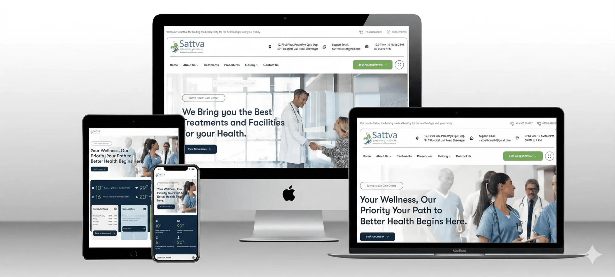 Sattva Gastroliv Hospital Website